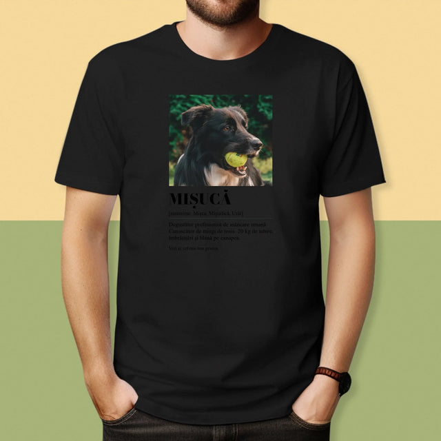 Fotografie Si Semnătură: Cățeluș Definiția - Tricou Pentru Bărbați