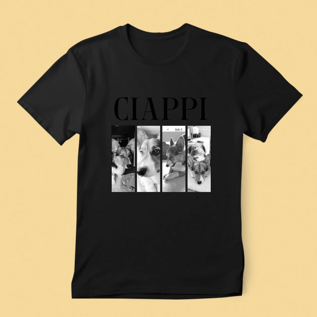 Colaj De Fotografii: Bootleg Clasic Cu Cățeluș - Tricou Pentru Bărbați