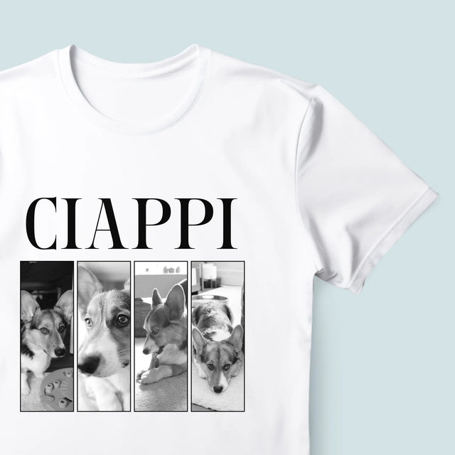 Colaj De Fotografii: Bootleg Clasic Cu Cățeluș - Tricou Pentru Bărbați