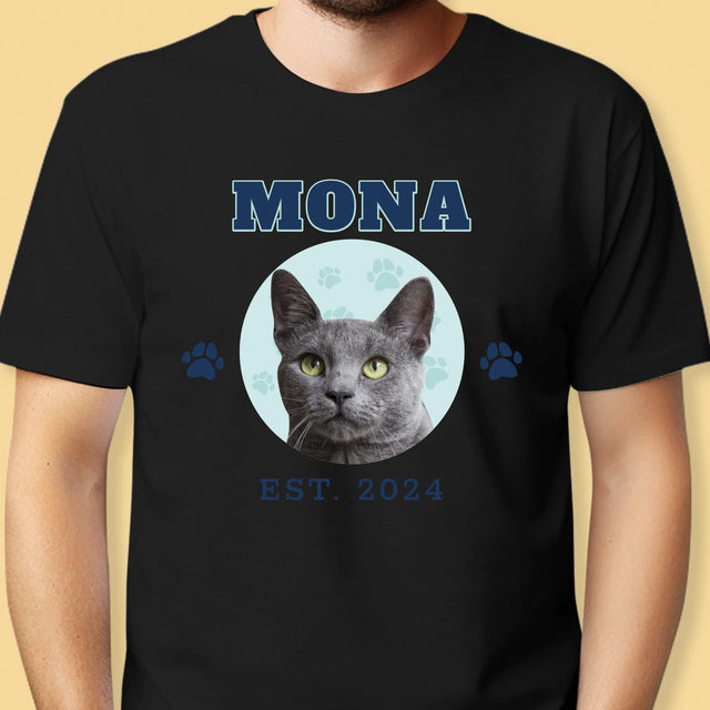 Personajul Tău: Mâțul Tău Varsity - Tricou Pentru Bărbați