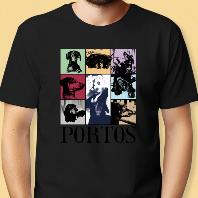 Colaj De Fotografii: Cățeluș Ca Taylor - Tricou Pentru Bărbați