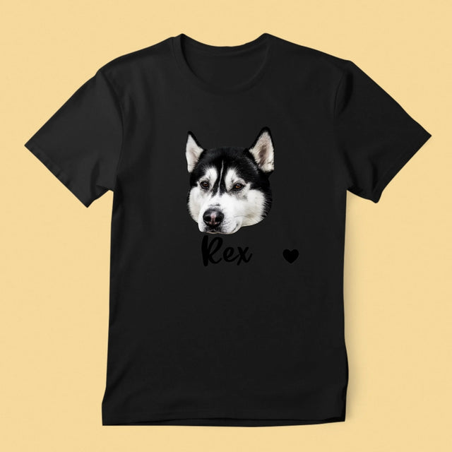 Personajul Tău: Capul Câinelui Tău - Tricou Pentru Bărbați