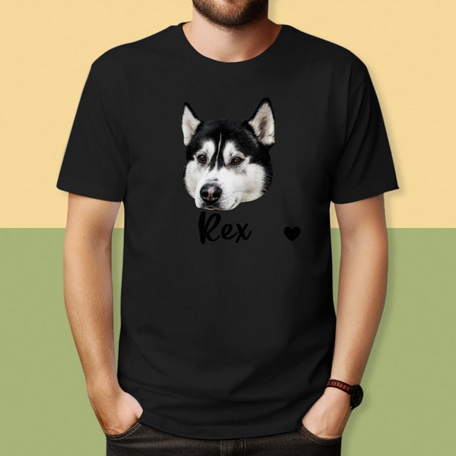 Personajul Tău: Capul Câinelui Tău - Tricou Pentru Bărbați