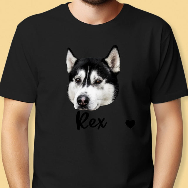 Personajul Tău: Capul Câinelui Tău - Tricou Pentru Bărbați