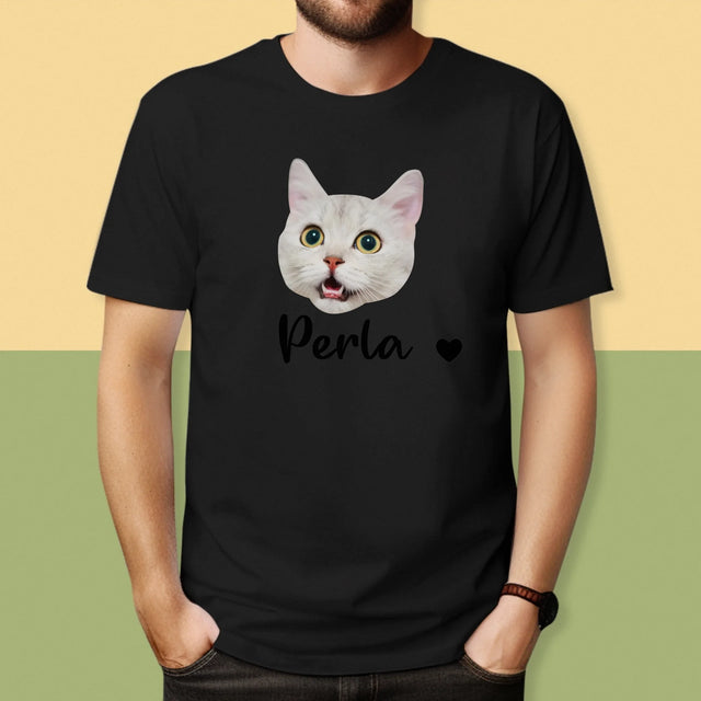 Personajul Tău: Capul Mâțului Tău - Tricou Pentru Bărbați