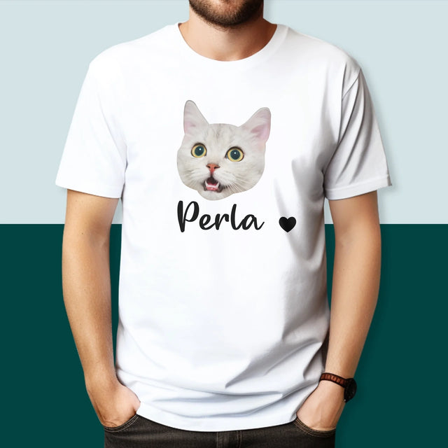 Personajul Tău: Capul Mâțului Tău - Tricou Pentru Bărbați