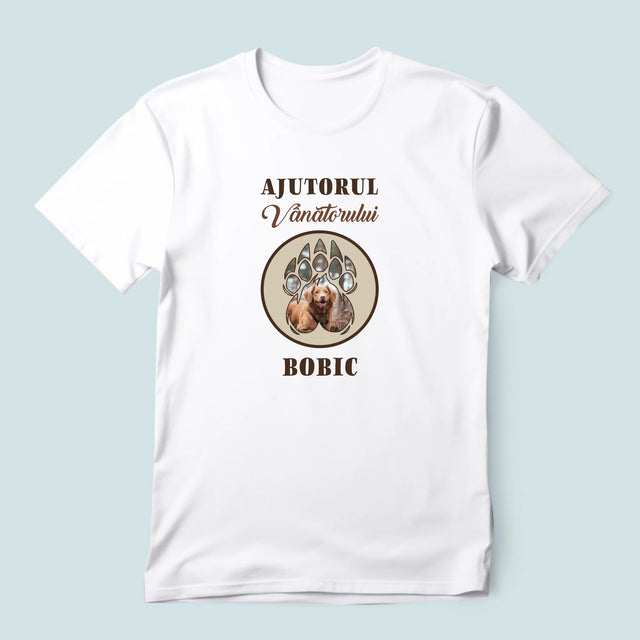 Formă Din Fotografii: Ajutorul Vânătorului - Tricou Pentru Bărbați