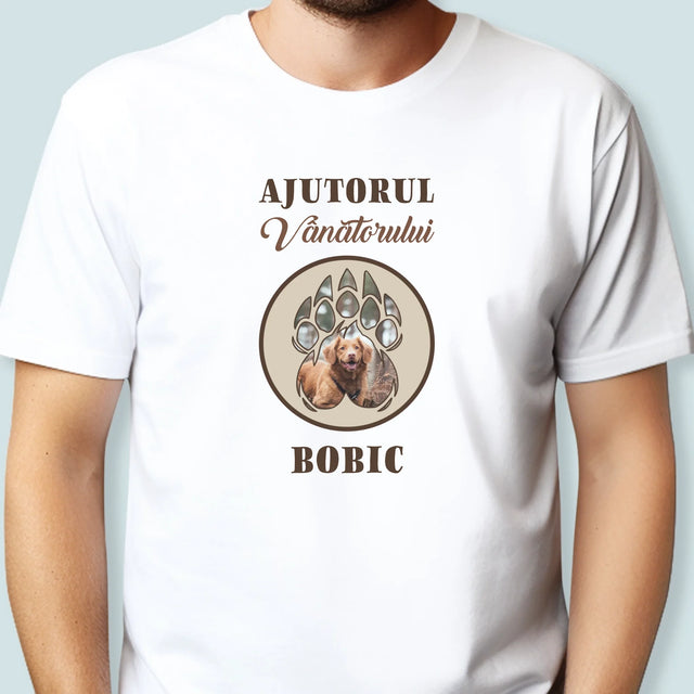 Formă Din Fotografii: Ajutorul Vânătorului - Tricou Pentru Bărbați