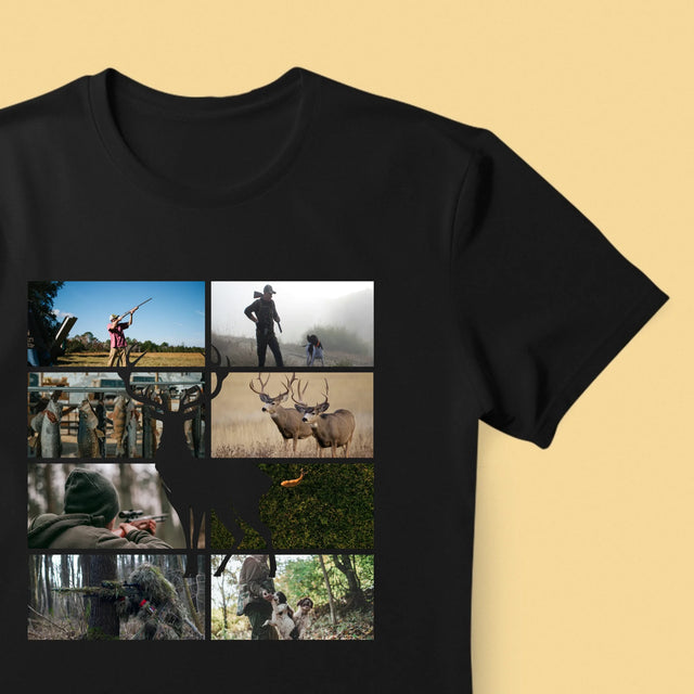 Colaj De Fotografii: Vânător - Tricou Pentru Bărbați