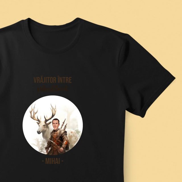 Personajul Tău: Vrăjitor Între Vânători - Tricou Pentru Bărbați
