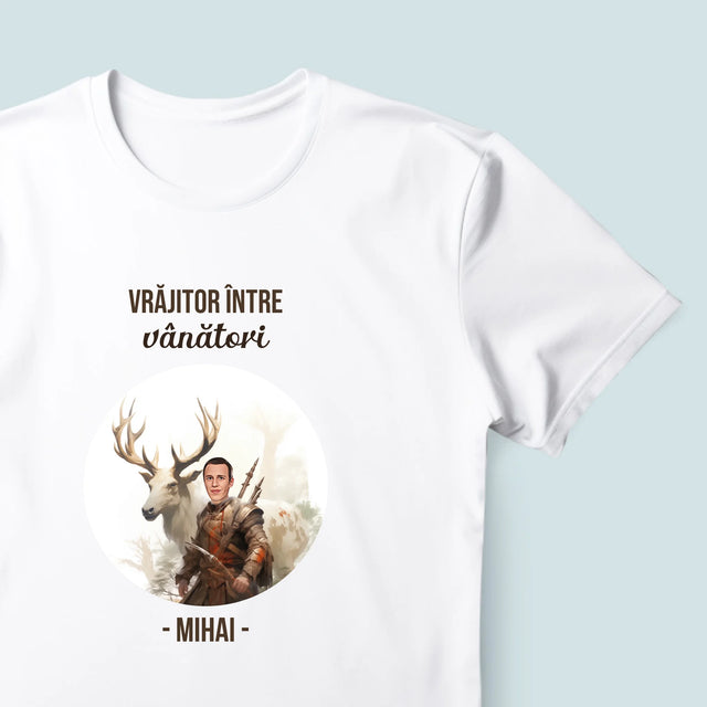 Personajul Tău: Vrăjitor Între Vânători - Tricou Pentru Bărbați