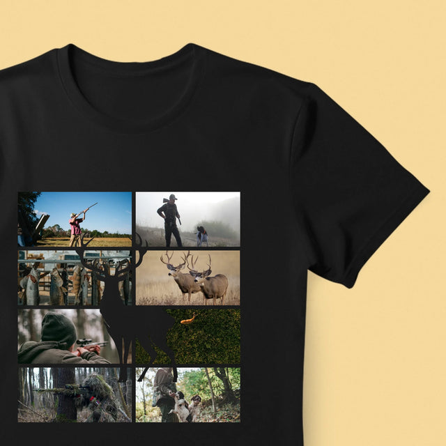 Colaj De Fotografii: Vânător - Tricou Pentru Bărbați