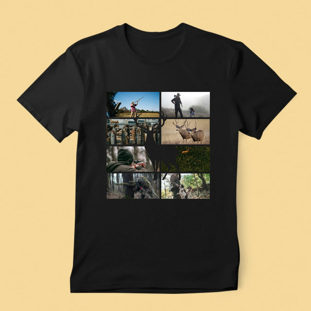 Colaj De Fotografii: Vânător - Tricou Pentru Bărbați