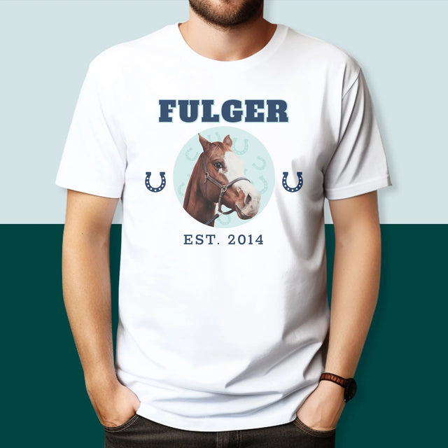 Personajul Tău: Calul Tău Varsity - Tricou Pentru Bărbați