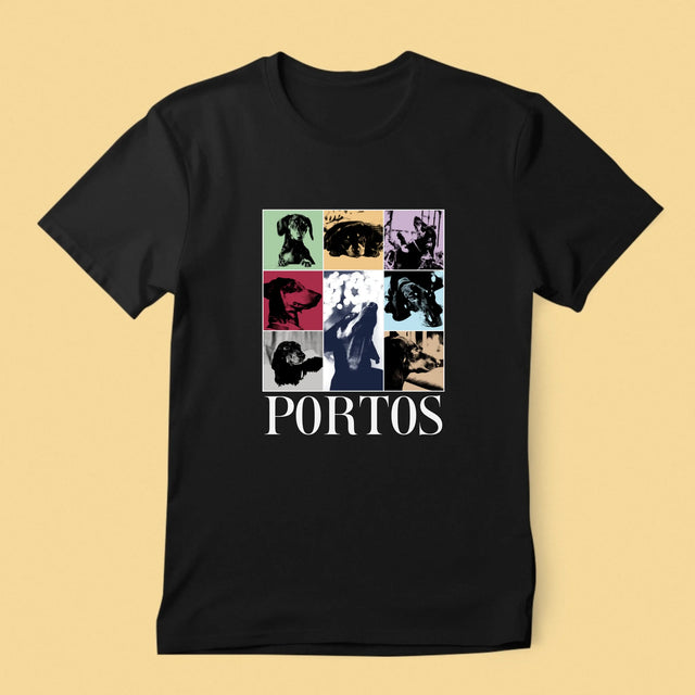 Colaj De Fotografii: Cățeluș Ca Taylor - Tricou Pentru Bărbați