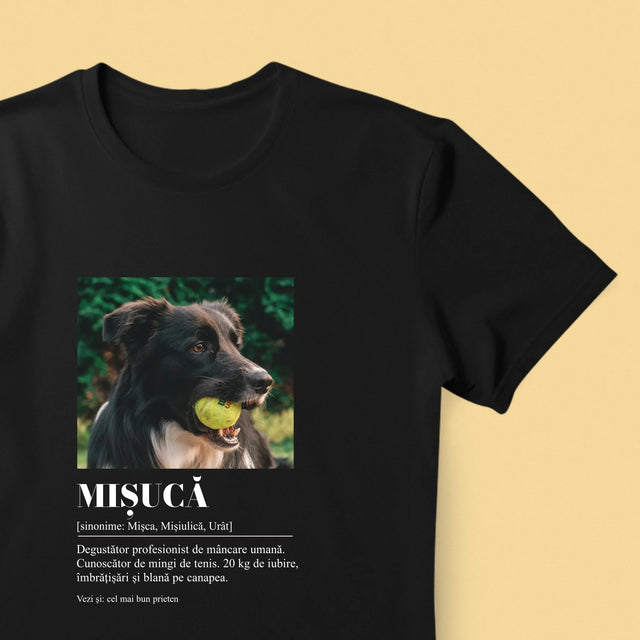 Fotografie Si Semnătură: Cățeluș Definiția - Tricou Pentru Bărbați