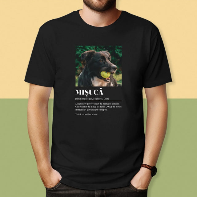 Fotografie Si Semnătură: Cățeluș Definiția - Tricou Pentru Bărbați