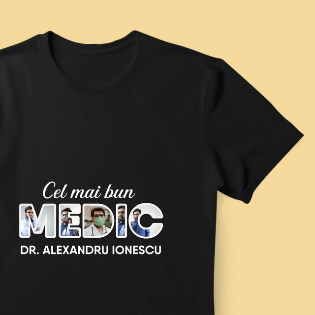 Cuvânt Din Fotografii: Cel Mai Bun Medic - Tricou Pentru Bărbați