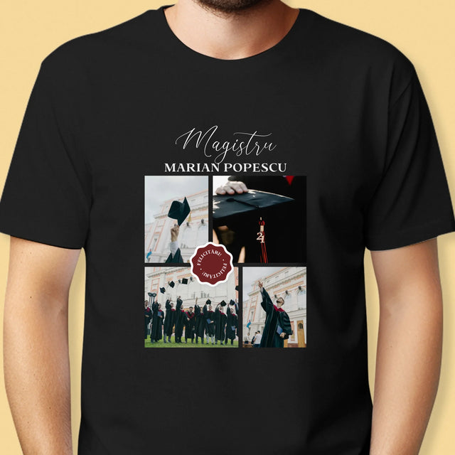 Colaj De Fotografii: Magistru - Tricou Pentru Bărbați