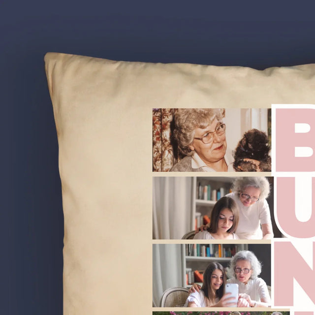 Colaj De Fotografii: Bunica - Pernă (Cu Fotografie)