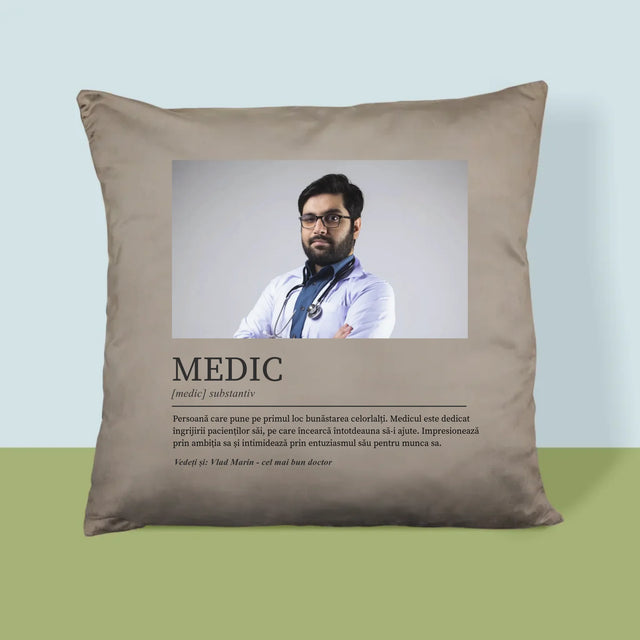 Fotografie Si Semnătură: Definiția Medicului - Pernă (Cu Fotografie)