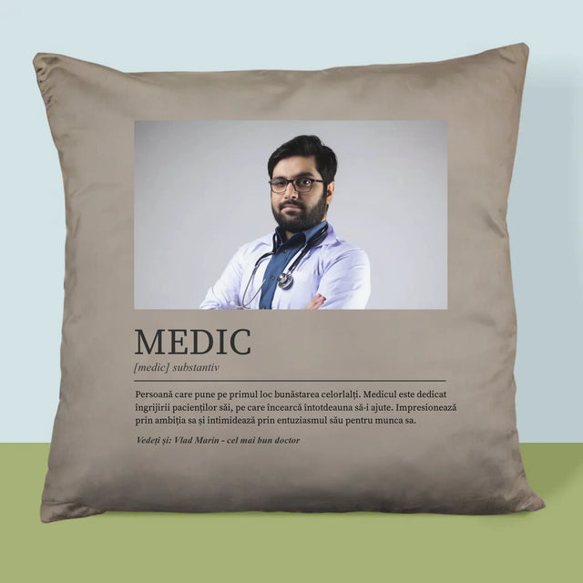 Fotografie Si Semnătură: Definiția Medicului - Pernă (Cu Fotografie)