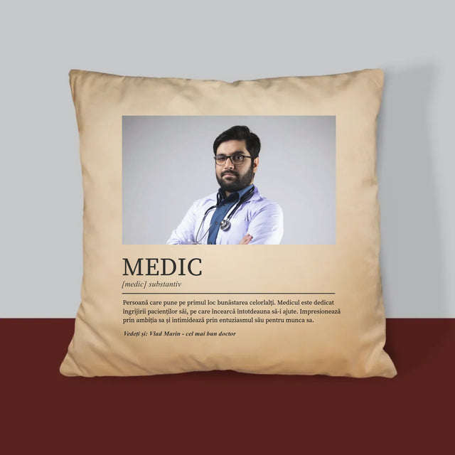 Fotografie Si Semnătură: Definiția Medicului - Pernă (Cu Fotografie)