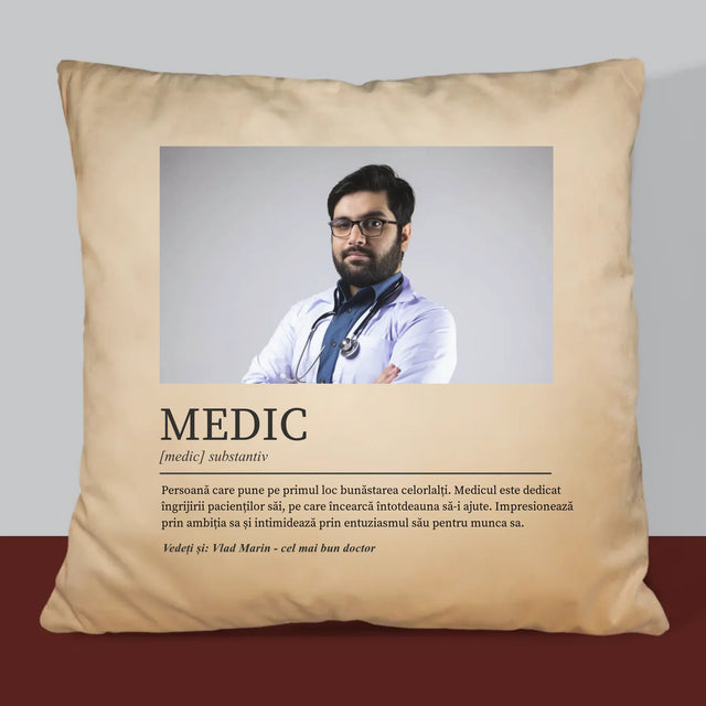 Fotografie Si Semnătură: Definiția Medicului - Pernă (Cu Fotografie)