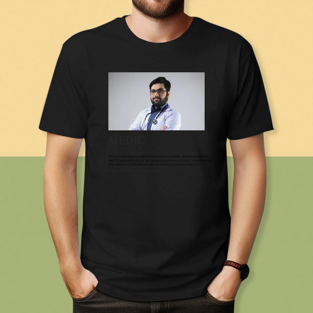 Fotografie Si Semnătură: Definiția Medicului - Tricou Pentru Bărbați