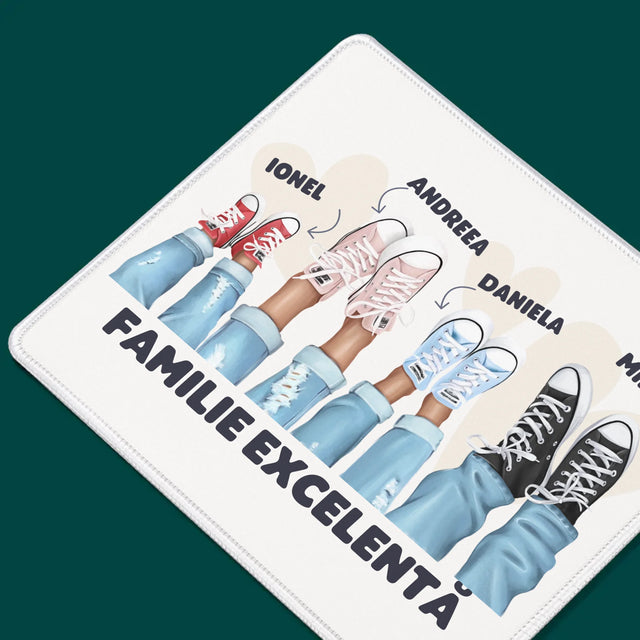Creator De Personaj: Familia Teniși - Mouse Pad