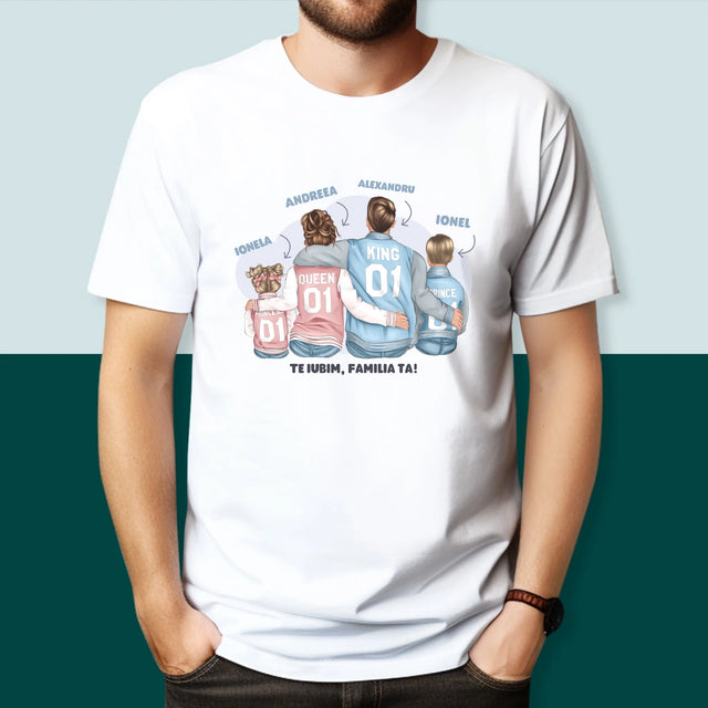 Creator De Personaj: Familia În Honoraci - Tricou Pentru Bărbați