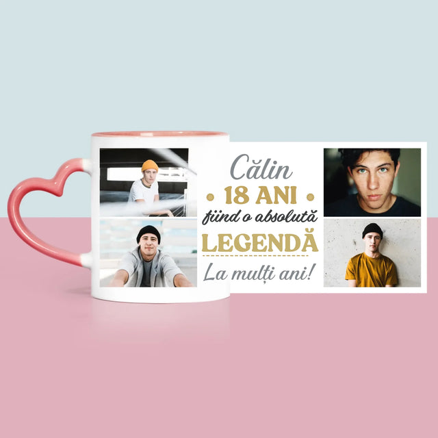 Colaj De Fotografii: 18 Ani Fiind O Legendă - Cană