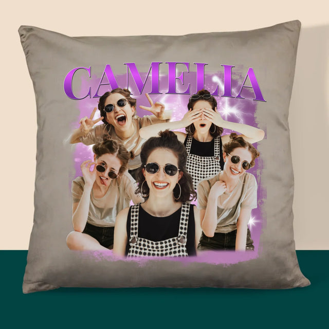 Personajul Tău: Bootleg Pentru Ea - Pernă (Cu Fotografie)