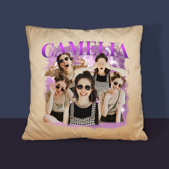 Personajul Tău: Bootleg Pentru Ea - Pernă (Cu Fotografie)