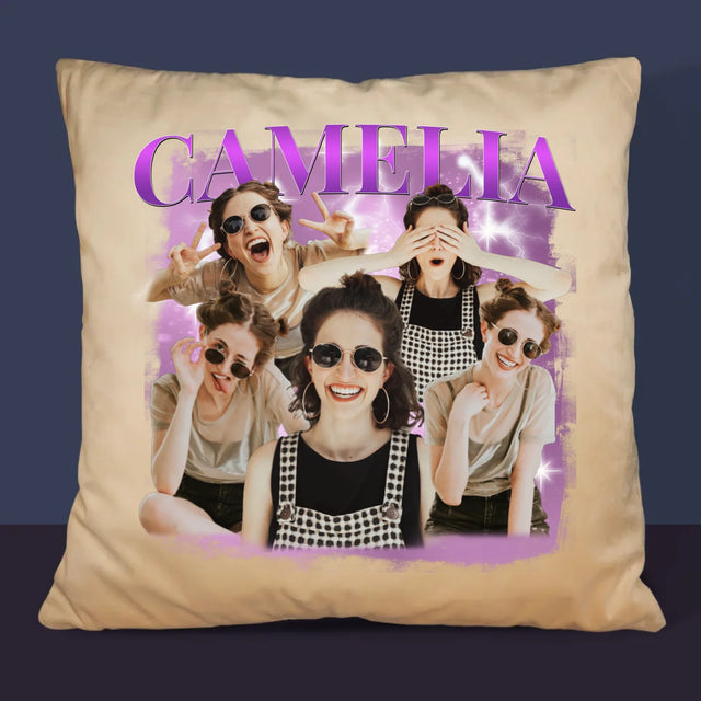 Personajul Tău: Bootleg Pentru Ea - Pernă (Cu Fotografie)