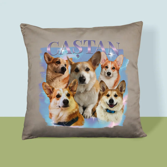 Personajul Tău: Bootleg Cu Cîinele Tău - Pernă (Cu Fotografie)