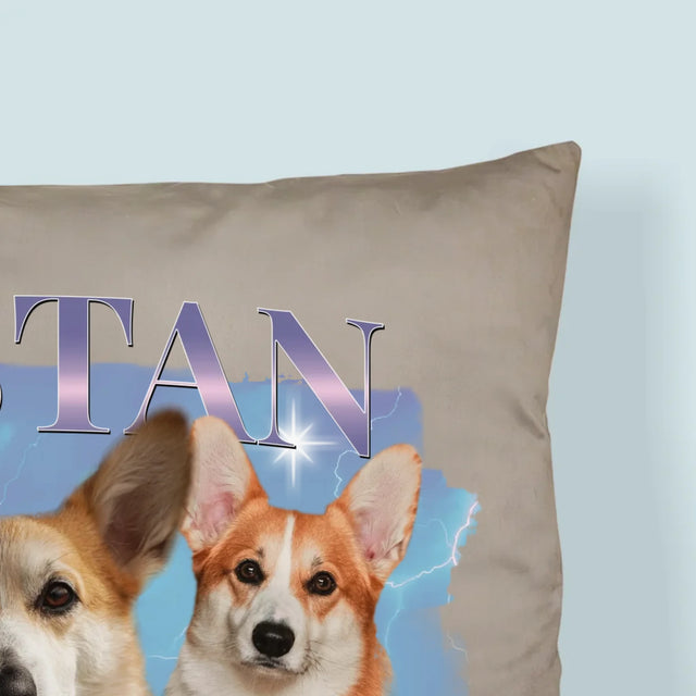 Personajul Tău: Bootleg Cu Cîinele Tău - Pernă (Cu Fotografie)