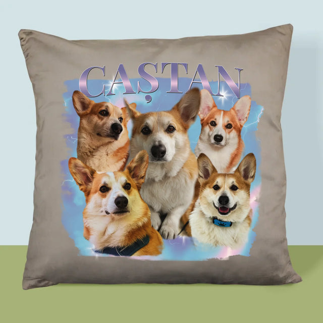 Personajul Tău: Bootleg Cu Cîinele Tău - Pernă (Cu Fotografie)