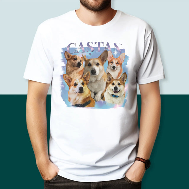 Personajul Tău: Bootleg Cu Cîinele Tău - Tricou Pentru Bărbați