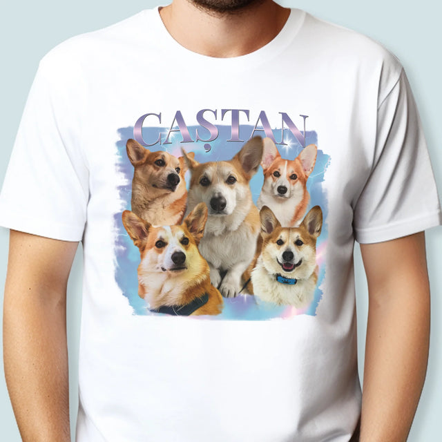 Personajul Tău: Bootleg Cu Cîinele Tău - Tricou Pentru Bărbați