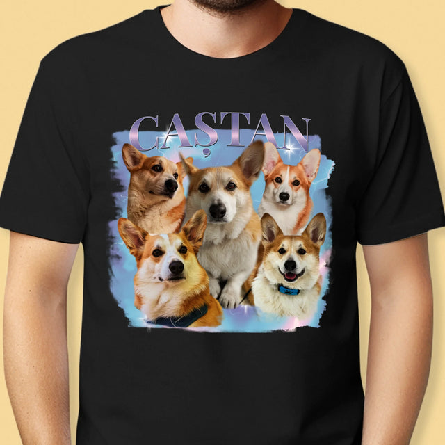 Personajul Tău: Bootleg Cu Cîinele Tău - Tricou Pentru Bărbați