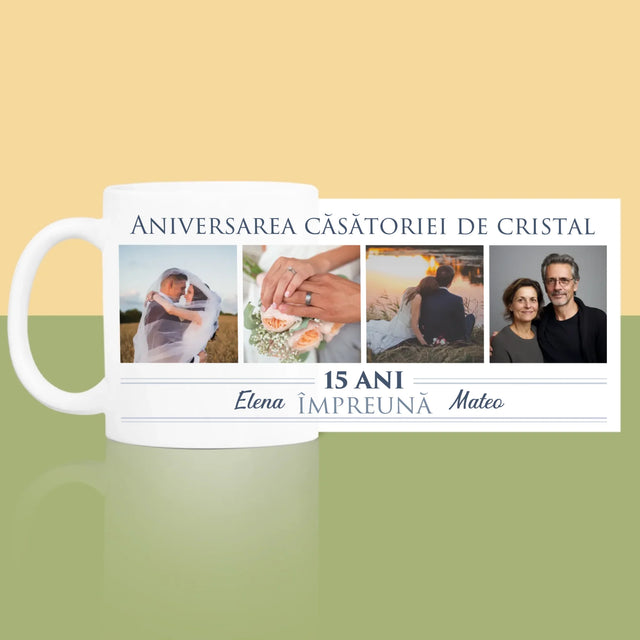 Colaj De Fotografii: 15 Ani Împreună - Cană