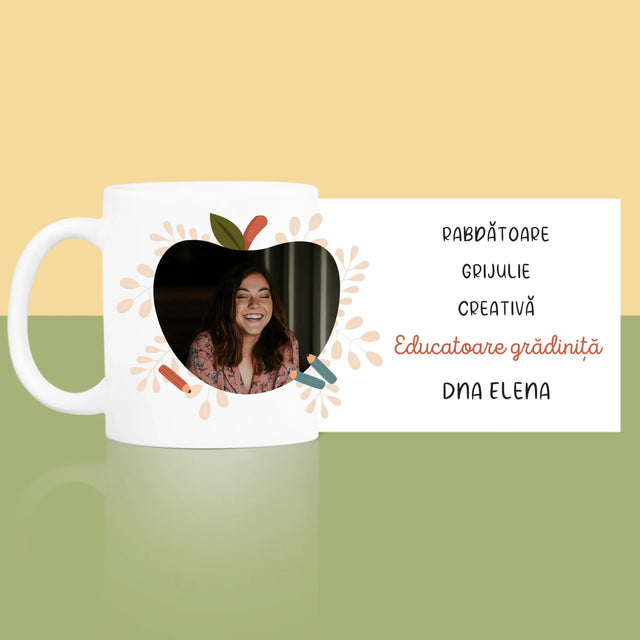 Fotografie Si Semnătură: Educatoare Grădiniță - Cană