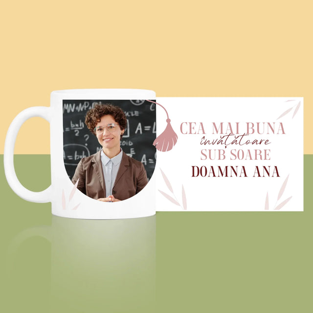 Fotografie Si Semnătură: Cea Mai Bună Învățătoare Sub Soare - Cană