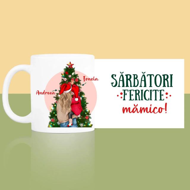 Creator De Personaj: Sărbători Fericite Mămico - Cană