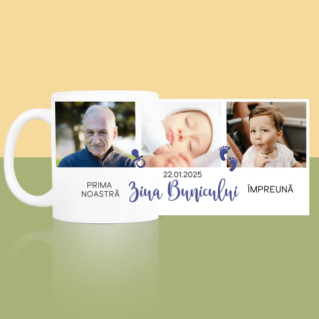 Colaj De Fotografii: Prima Ziua Bunicului - Cană