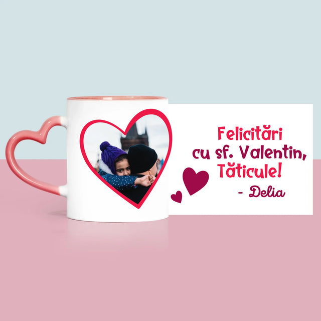 Fotografie Si Semnătură: Sf. Valentin Pentru Tată - Cană