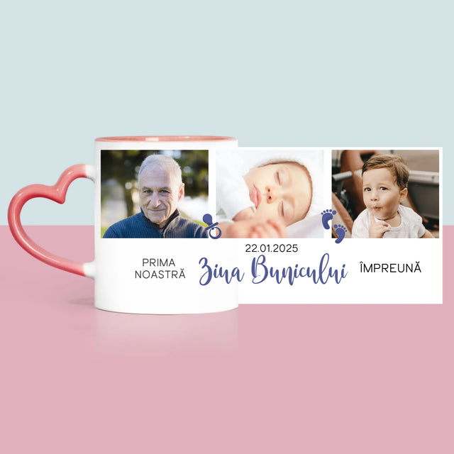 Colaj De Fotografii: Prima Ziua Bunicului - Cană