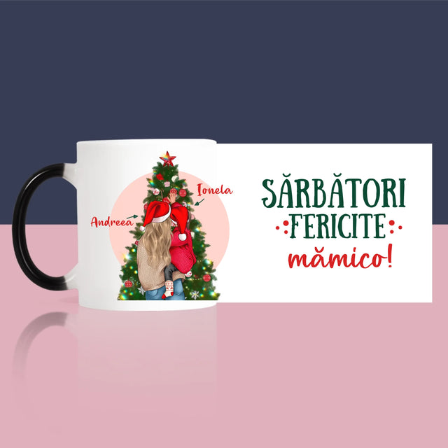 Creator De Personaj: Sărbători Fericite Mămico - Cană