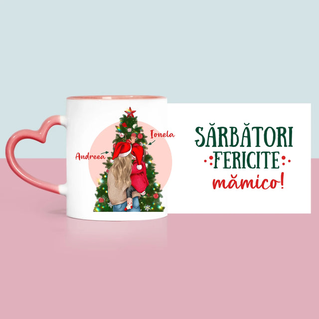 Creator De Personaj: Sărbători Fericite Mămico - Cană